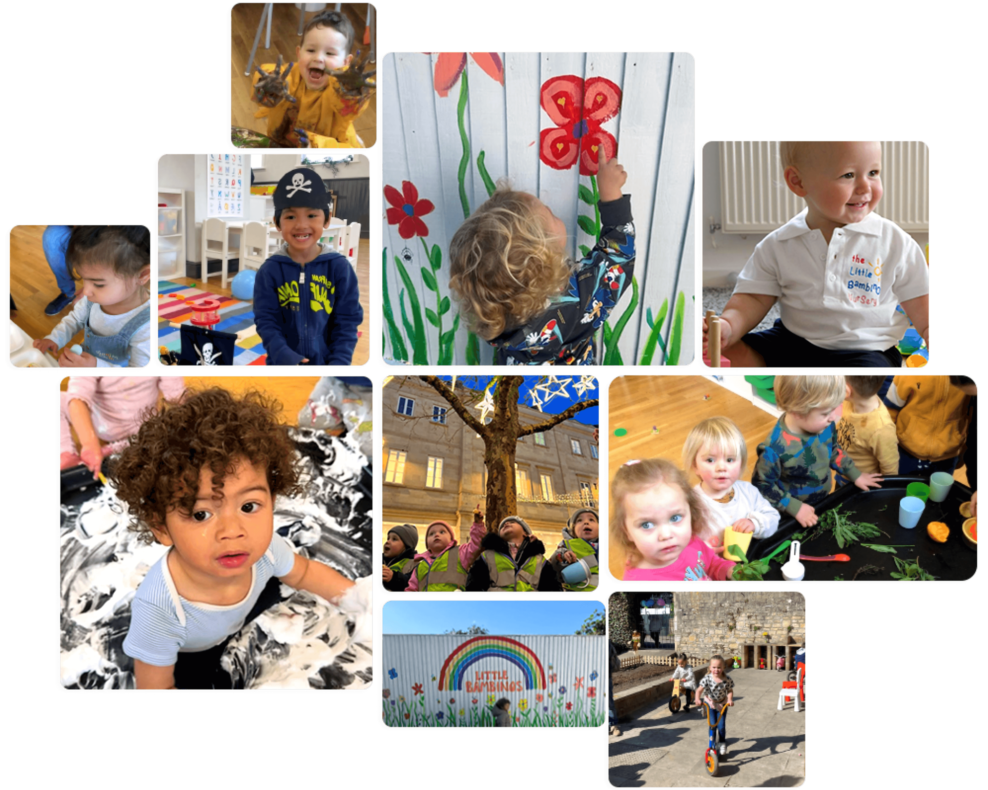Children learning through play at Little Bambinos